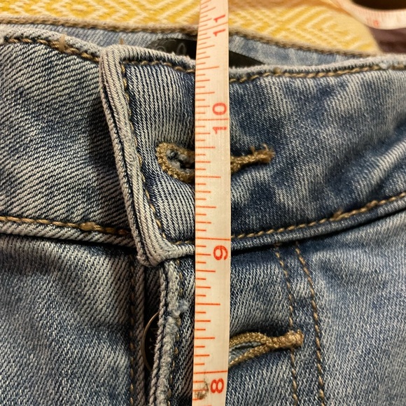 NEW prAna Gram Denim Organic Cotton Jean Short Button Fly Vintage Style Sz 14 32 - Picture 12 of 16